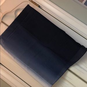 Ombré chain fringe scarf